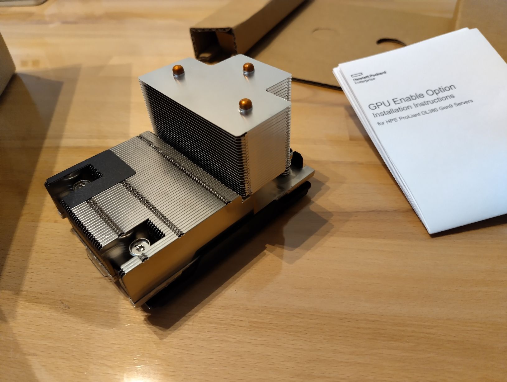Hewlett Packard Server: HPE DL380 Gen9 High Performance Heatsink – Neu (gemäss Beschreibung) aus Hägendorf von serverstore365 1