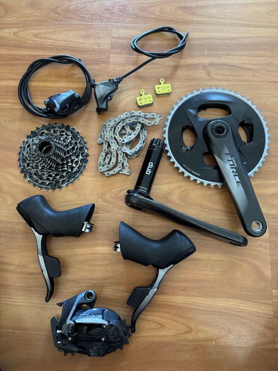 Sram Pezzi di ricambio: Sram force axs groupset 2x12 – Usato da Rapperswil SG venduto da pli_fz9r