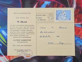 CL33 Carte Postale + Timbre Suisse 1965