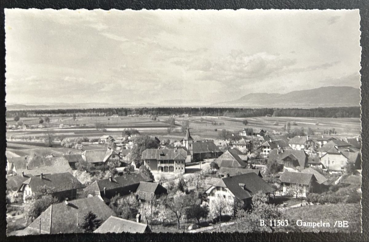 Cartoline postali: AK Gampelen  – Usato da Horw venduto da Tellbub