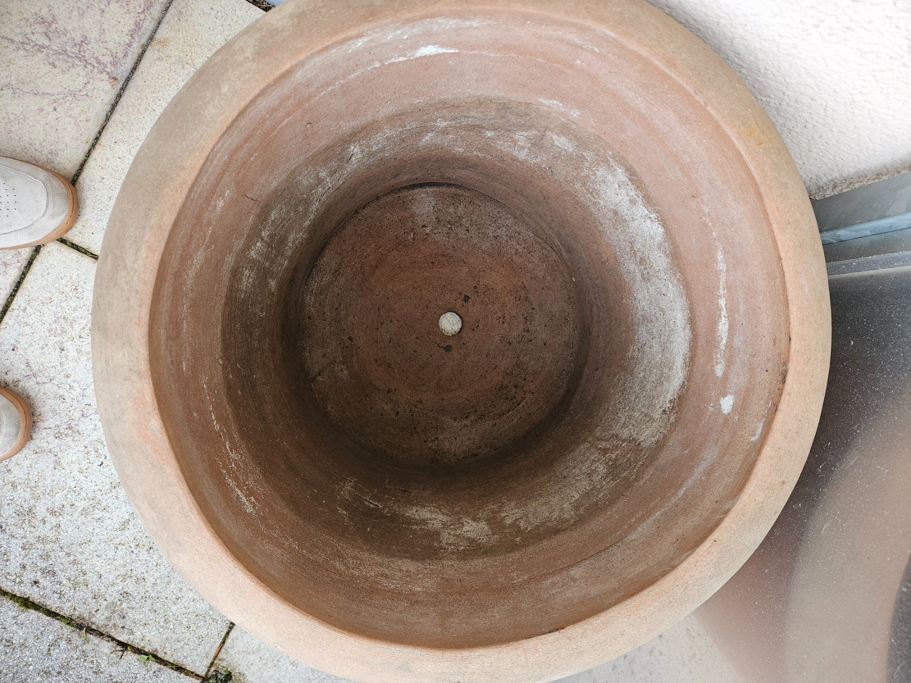 Pentole: Gebrauchter Blumentopf aus Terrakotta, Durchmesser 41cm – Usato da Aarau venduto da art_krt7 1