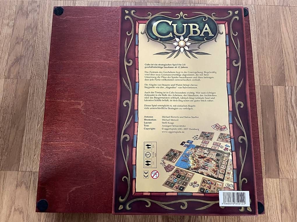 Giochi: Brettspiel Cuba - in Holzbox – Usato da Biel/Bienne venduto da Hamamlezi 1