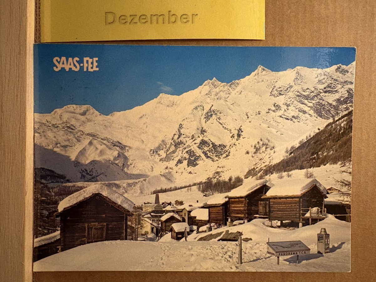 Ansichtskarten: AK von Saas Fee – Gebraucht aus Rümlang von Kartenpost1