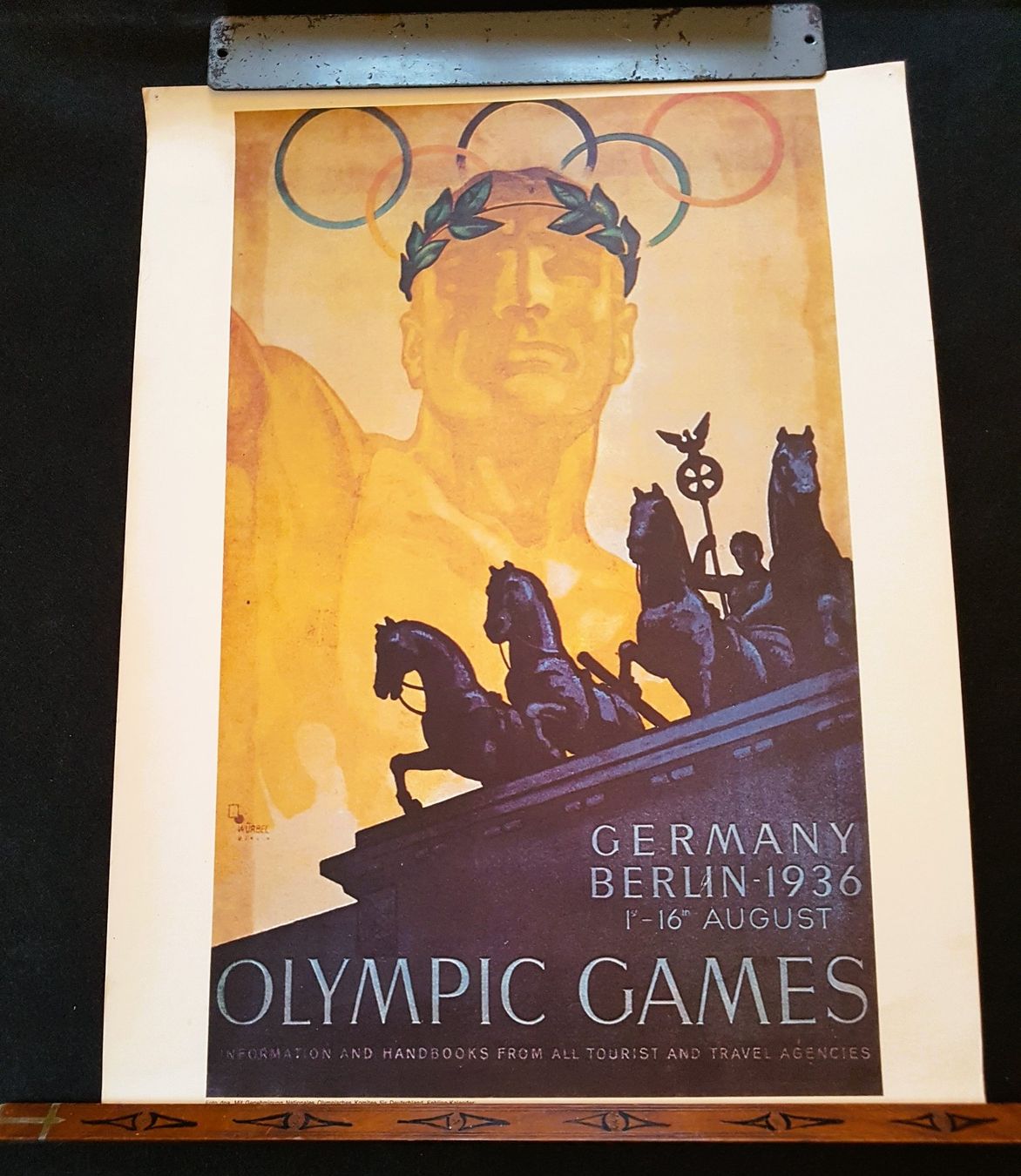 Olympic Games Germany Berlin 1936 Oympia Kalender Titelblatt (Gebraucht ...