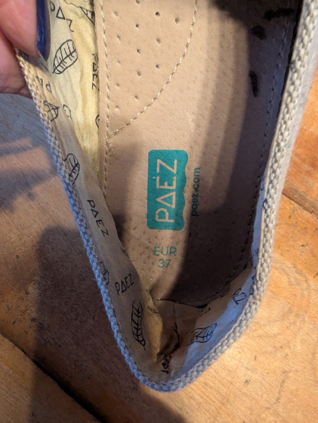 Scarpe da donna: Pàez Espadrilles Gr.37, beige – Usato da Zürich venduto da DebsBre 3