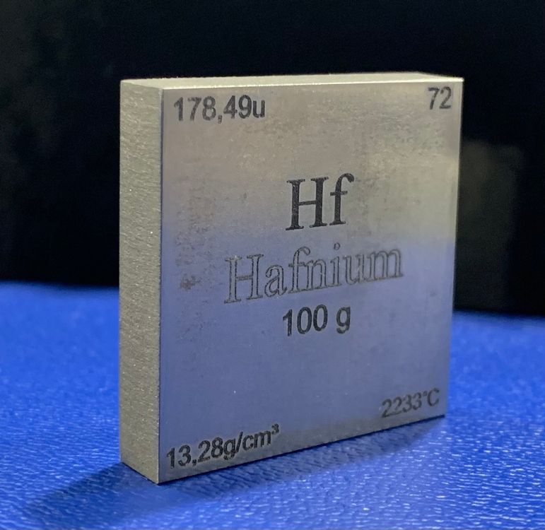 Hafnium Metall 100g Platte Kaufen auf Ricardo