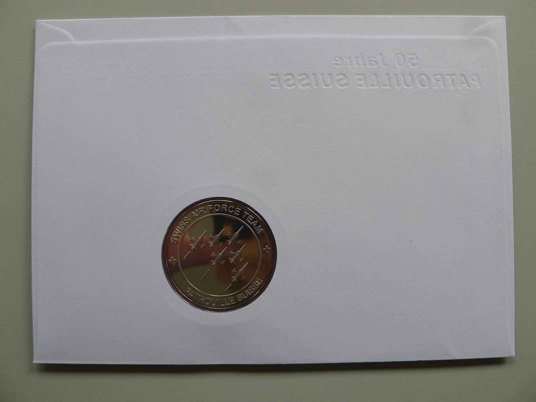 Tutti i francobolli: 2016 Numisbrief "Formation Eiger" 50 Jahre Patrouille Suisse – Usato da Sursee venduto da Luzernerraute 3
