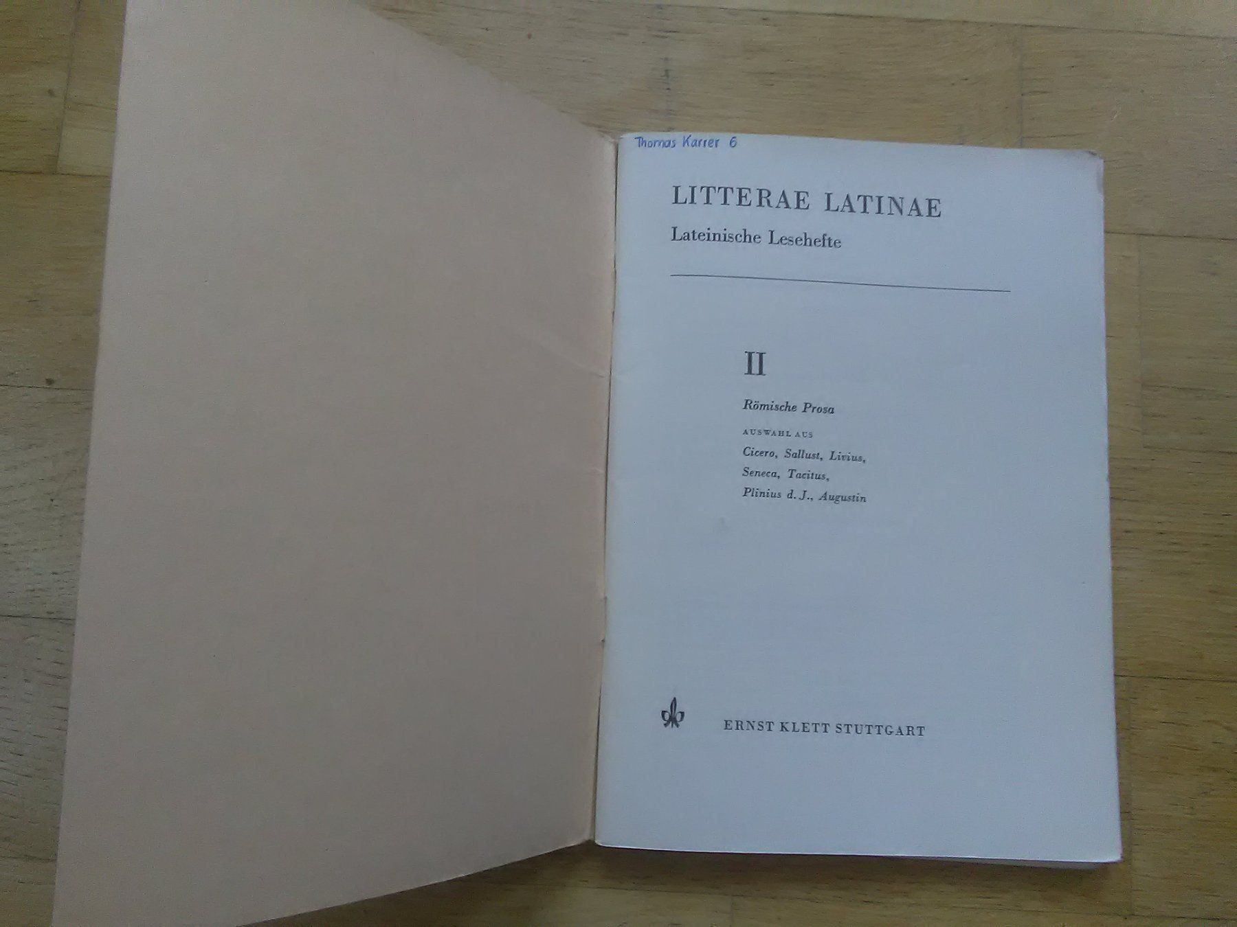 Livres: Lateinische Leseheft - II Römische Prosa – D'occasion à St. Gallen par elkapone 1