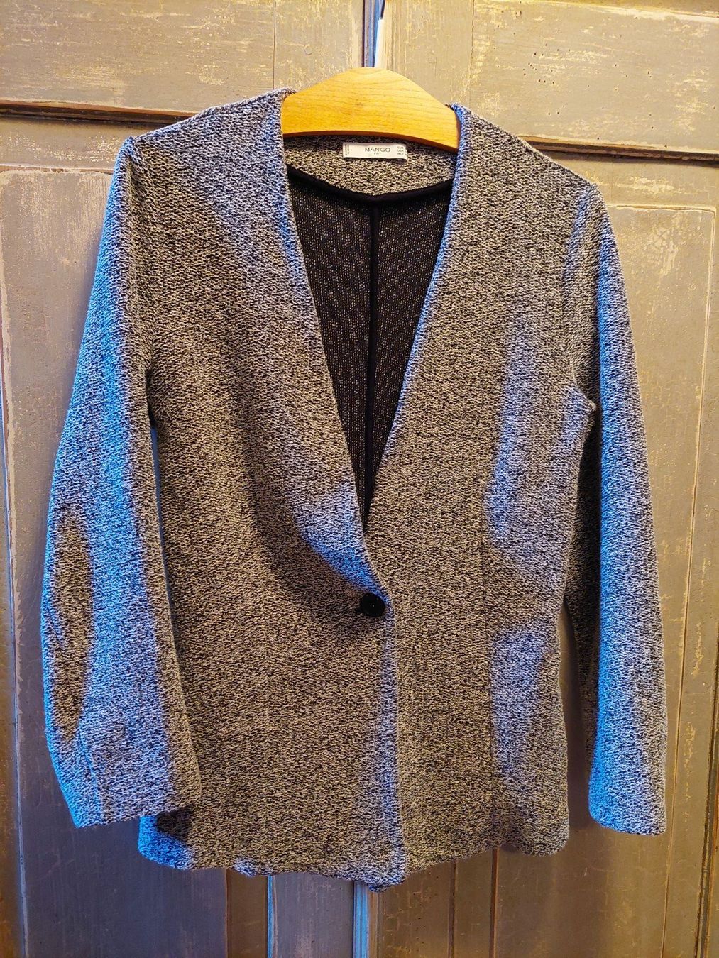 Mango Giacche: Mango Suit . Strick-Blazer grau M – Usato da Besenbüren venduto da piculo