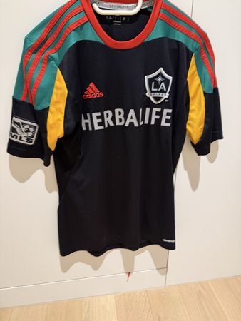 LA Galaxy Adidas Trikot – Herbalife, Vintage-Design, Größe S
