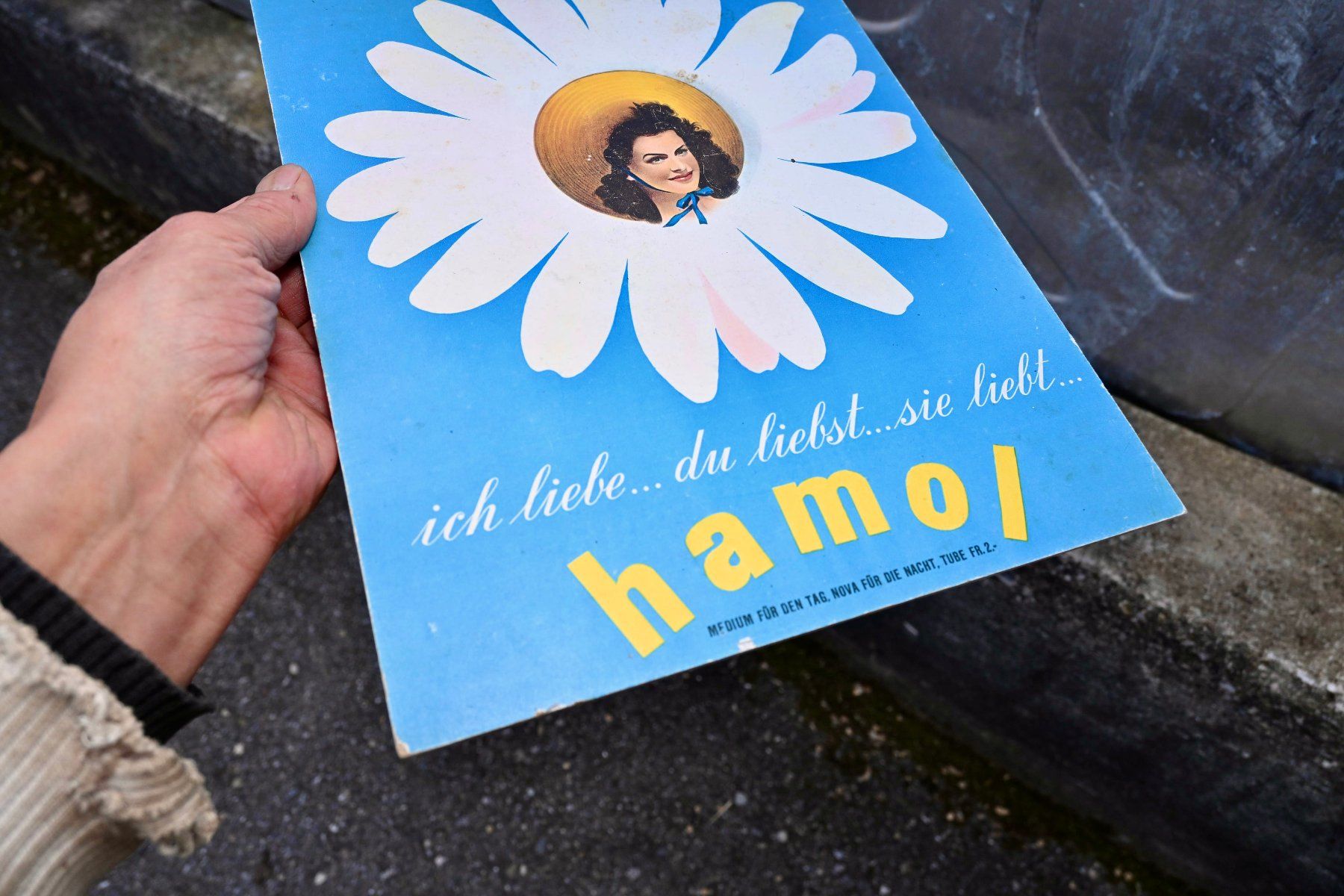 Foto & Immagini: 1940 KARTON - AUFSTELLER hamol DESIGN Herbert Leupin – Usato da Pfaffhausen venduto da mono_rec 4