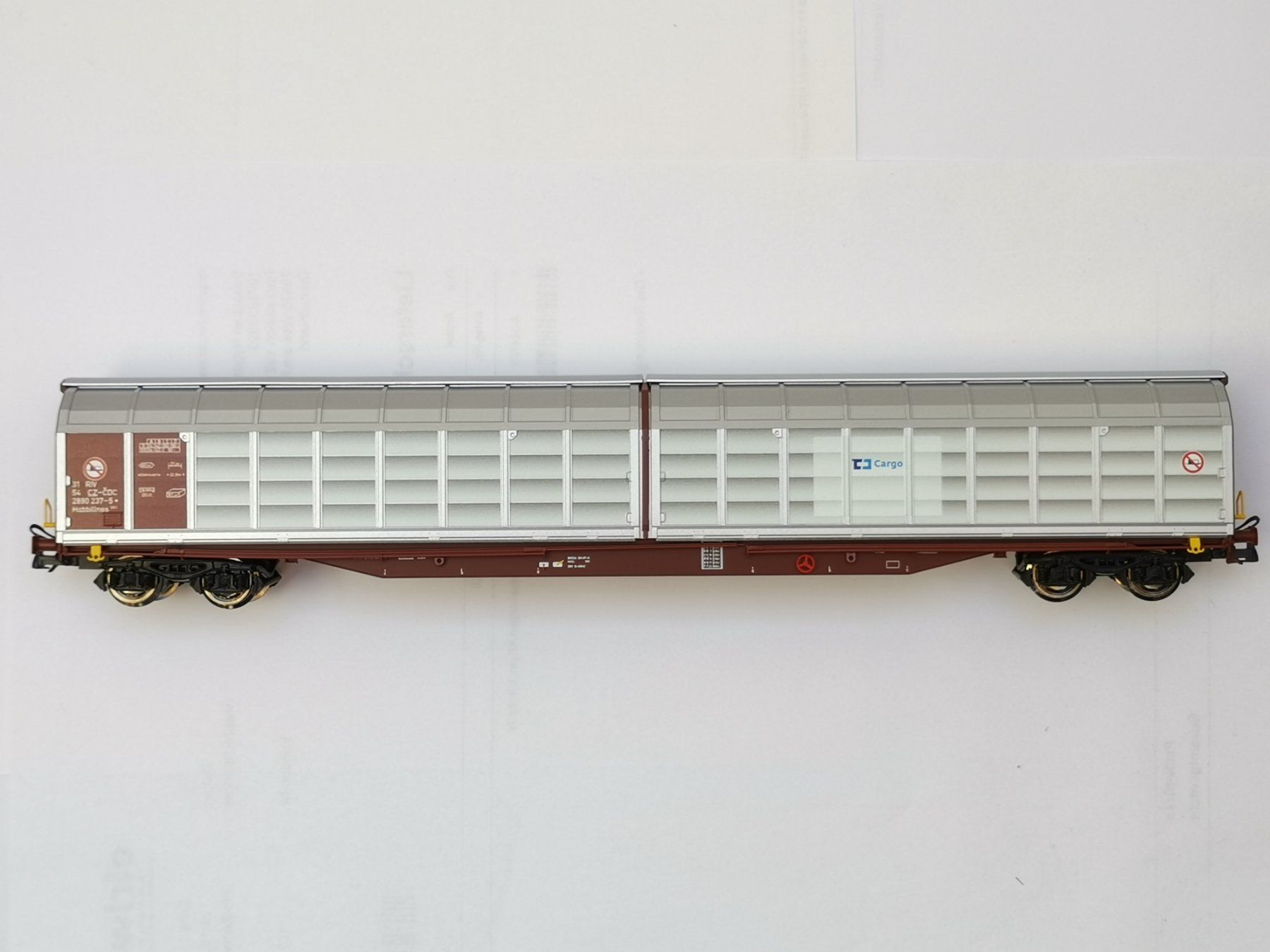 Roco Modellini di ferrovie: Roco 6600167 Schiebewandwagen CD Cargo – Nuovo e nell'imballaggio originale da Allschwil venduto da H0-Bahner 2