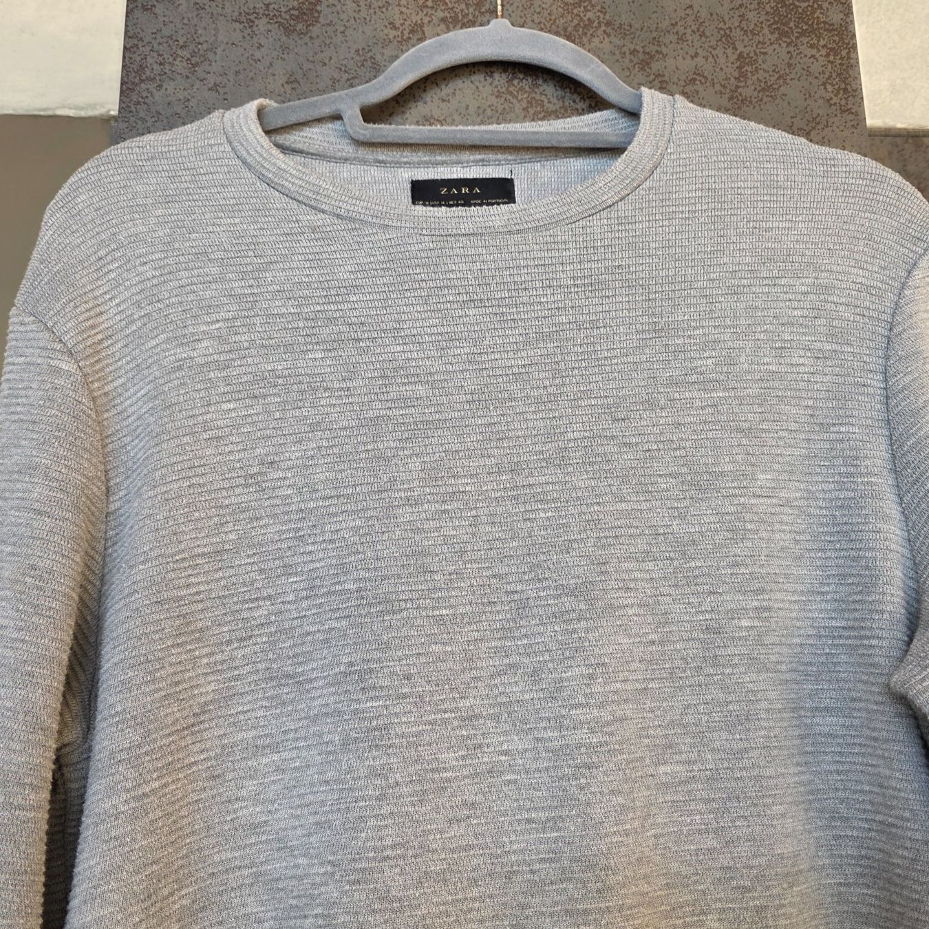 Zara Maglioni & Felpe: 🐸 ZARA MEN PULLOVER M GRAU QUERGERIPPT – Usato da Môtier (Vully) venduto da Frogs 2