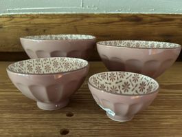 Chic Antique 4 Schälchen aus Porzellan