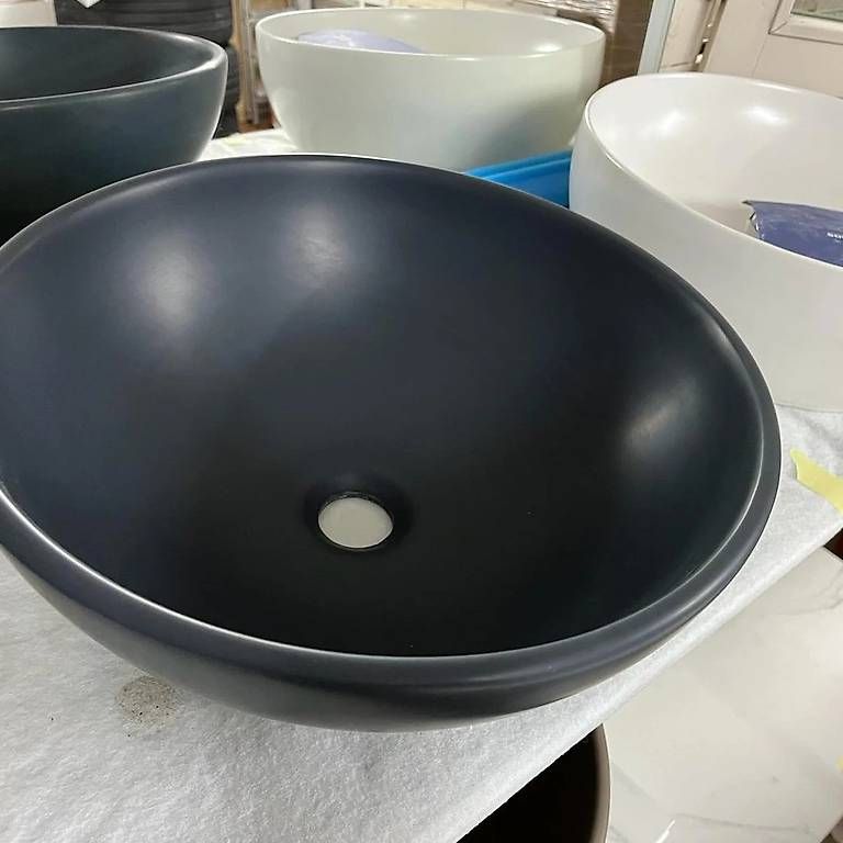 Lavabi & lavandini: Waschbecken Anthrazit Matt rundes – Nuovo e nell'imballaggio originale da Berikon venduto da al7_7jyx