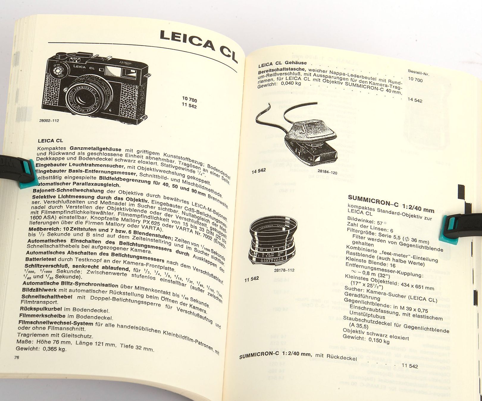 Libri: Leica Gesammtkatalog 1976 + Handbuch 1999/2000 – Usato da Bubendorf venduto da zimmers_creativteam 1