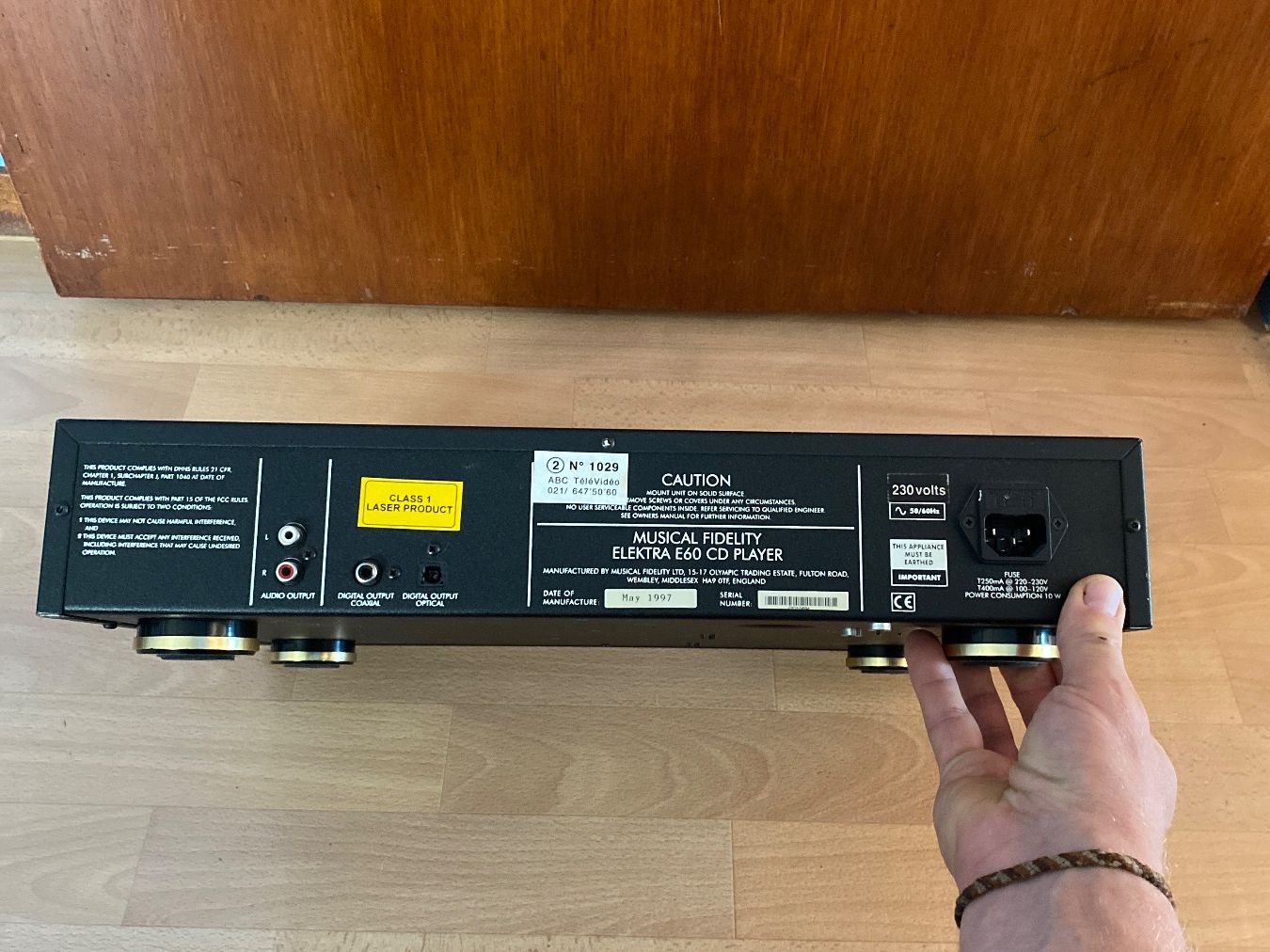 CD: CD Player Musical Fidelity Elektra E60 gebraucht – Usato da La Chaux-de-Fonds venduto da E-broc 1