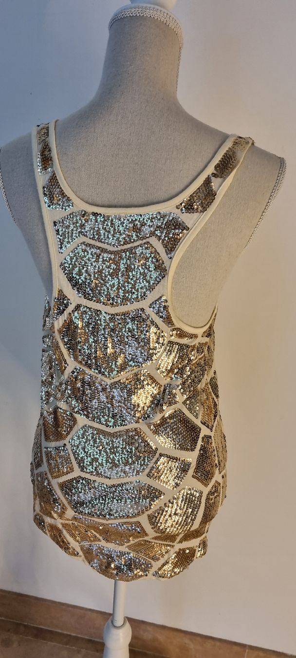 Tops: Débardeur femme doré – Gebraucht aus Borex von mab_28bf 3