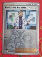 Professor's Research - Pokemon Reverse Holo Paldean Fates