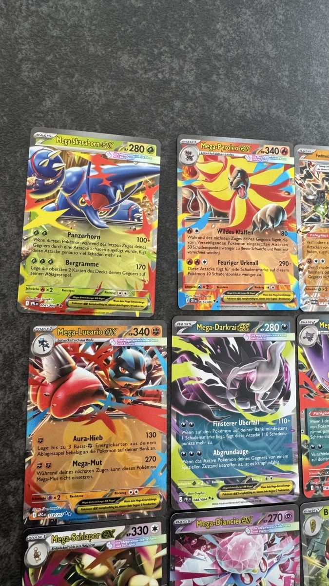 Pokémon Carte collezionabili: Pokemon Karten Set Mega EX Karten 10 Stück – Nuovo (secondo la descrizione) da Dietlikon venduto da abd_7qwy 1