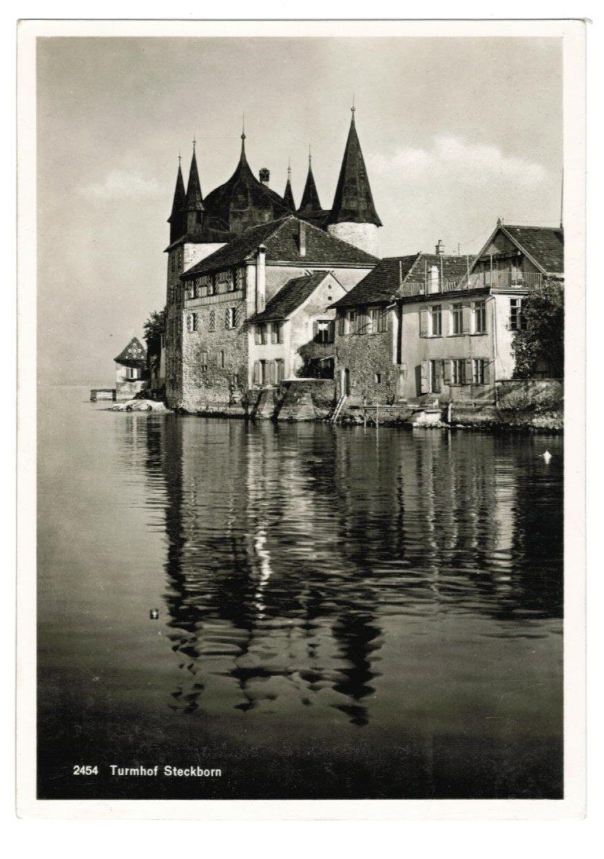 Cartoline postali: AK Turmhof Steckborn – Usato da Zürich venduto da Tolima194