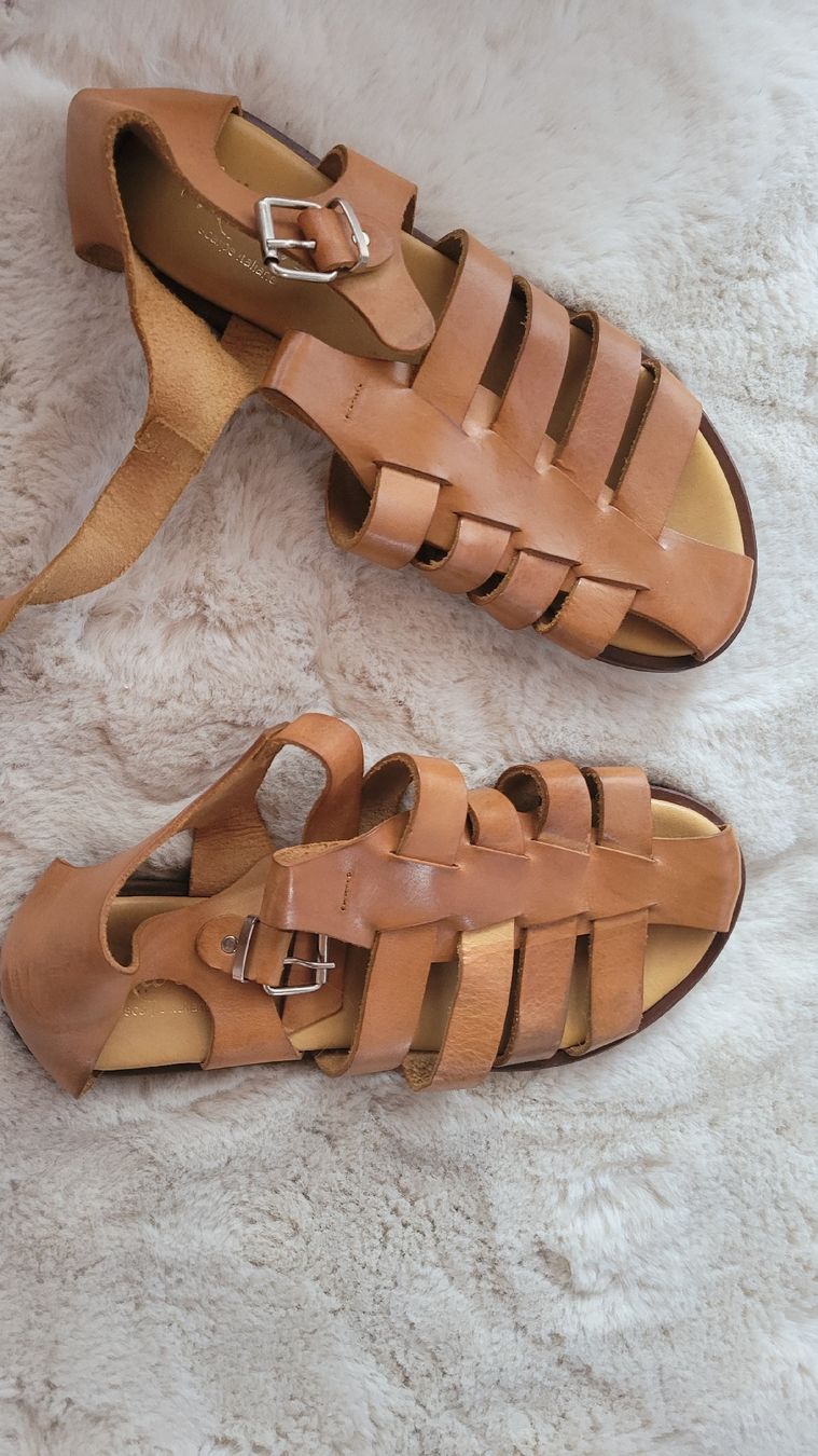Chaussures femmes: Ledersandalen Marino Grösse 40  – D'occasion à Horgenberg par Klatschmohnmaria 2