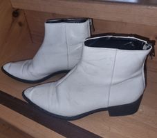 Weisse Stiefeletten Gr. 37, Herbst Trendschuhe