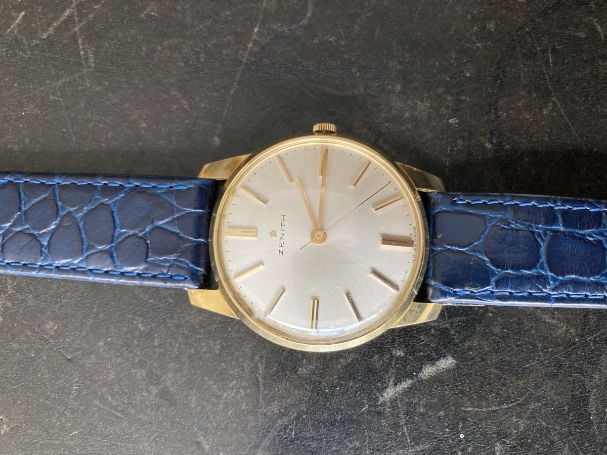 Zenith Orologi: Zenith Golduhr Herrenuhr 1966 – Usato da Sempach venduto da Pablonsky 3