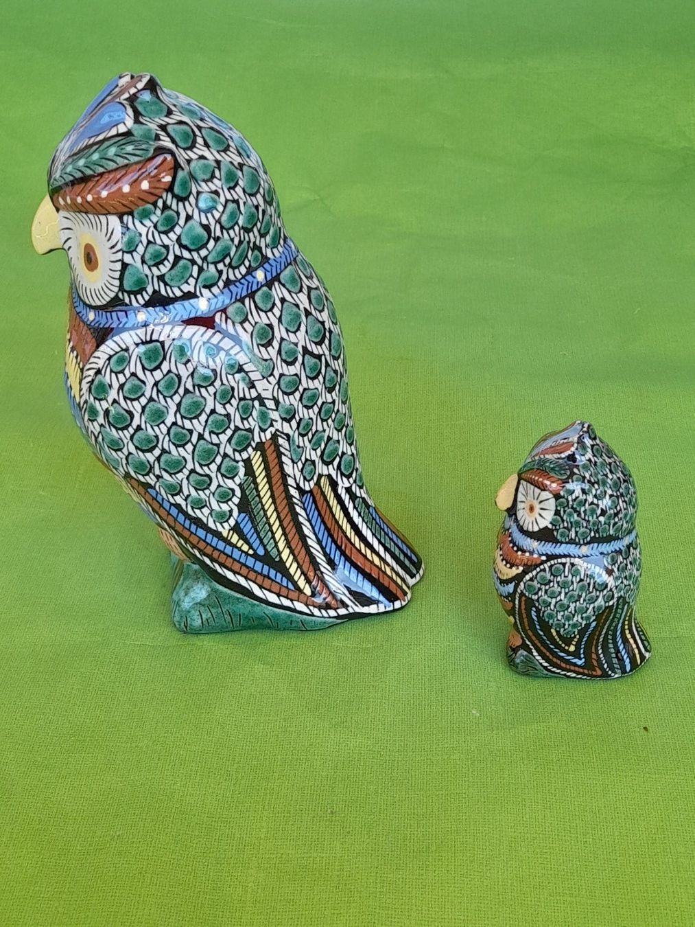 Statuette: Heimberg Keramik W.Hänni - 2 Eulen – Usato da Aeschi b.Spiez venduto da 52_wochen 2