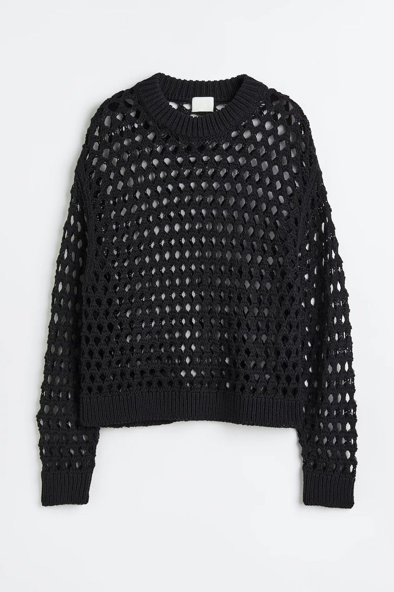 H&M Pullover & Sweatshirts: Oversize Pullover in Pointellstrick – Neu (gemäss Beschreibung) aus Zürich von ivanab02