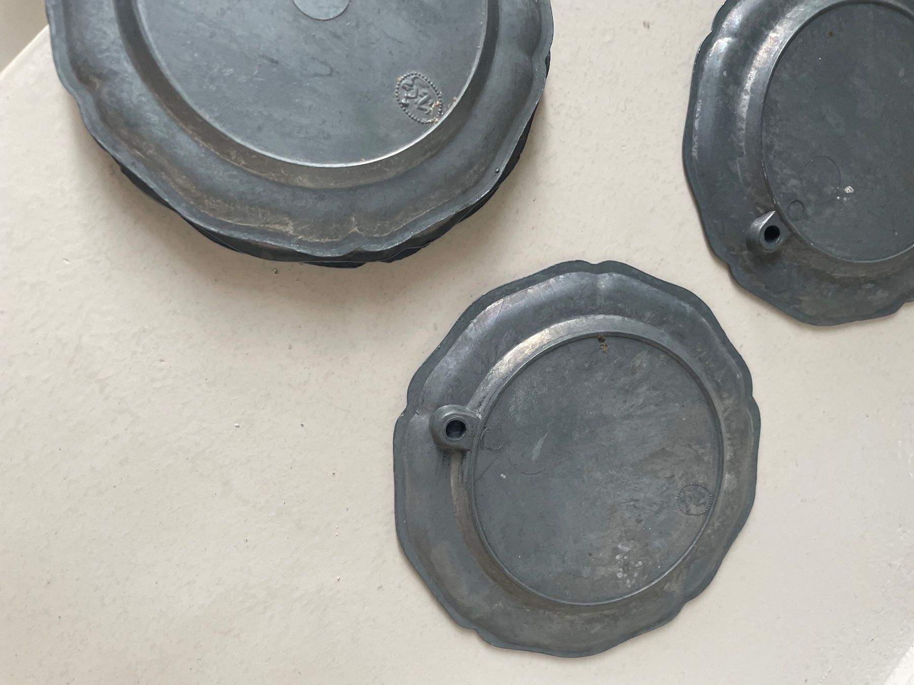 Sottobicchieri: 5 Glasuntersetzer  Zinnteller – Usato da Minusio venduto da Pink222 3