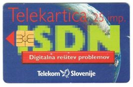 Telefonkarte Slowenien Chip-117 ISDN