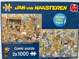 2 P JAN van HAASTEREN - Rembrandt's Studio/Kuriosenkabinett