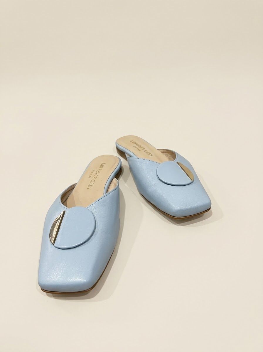 Damenschuhe: Mules Lawrence Grey bleu clair – Gebraucht aus Echichens von unideks 1