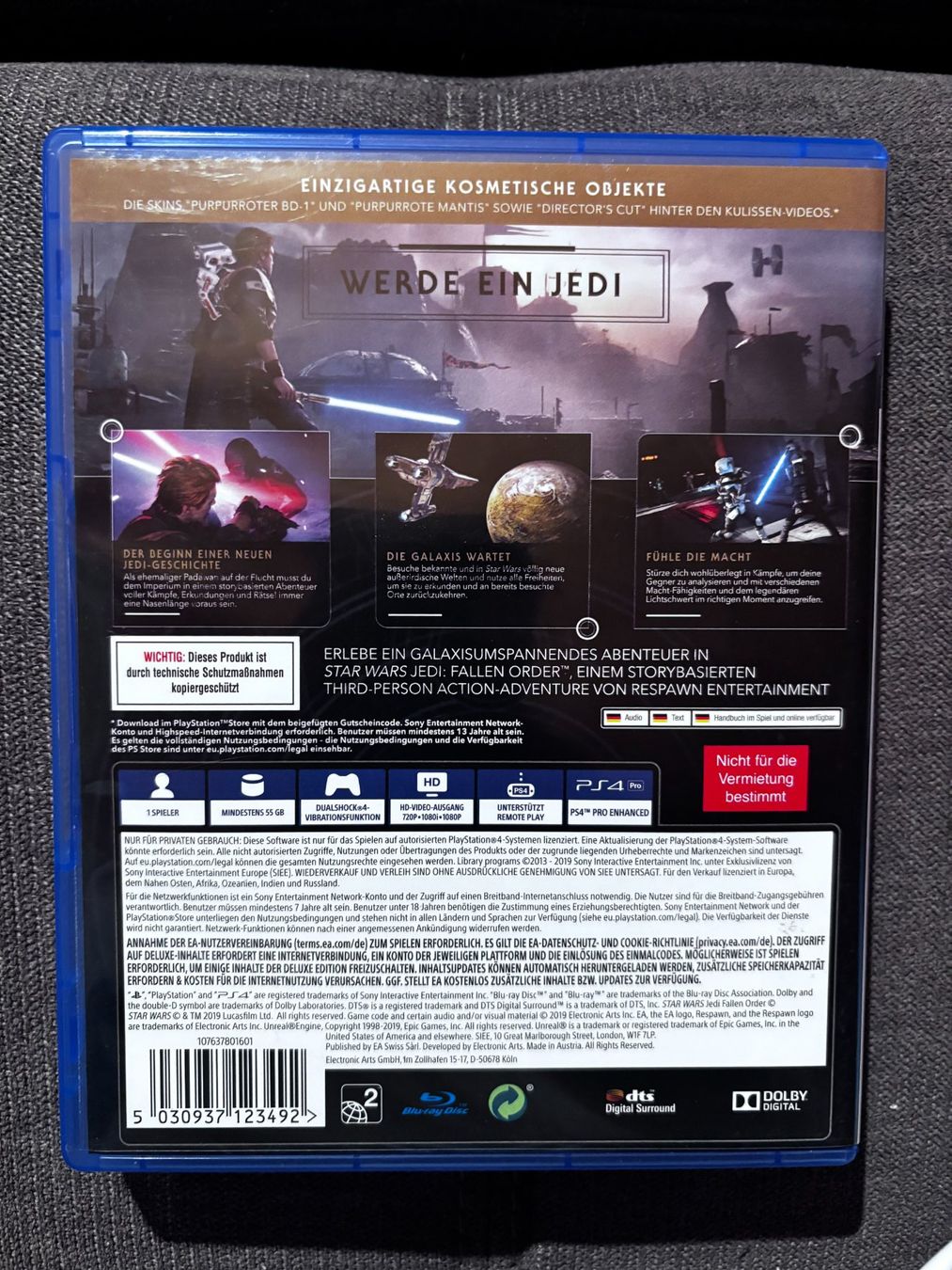 PS4 Spiel Star Wars JEDI Fallen Order-Deluxe Edition (Neu (gemäss ...