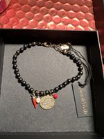 Onix Armband echte Steine Glücksbringer wunderschön 🌶️🍀