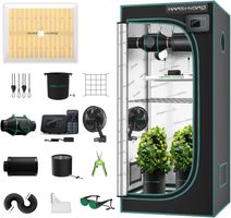 Smart Growzelt Komplettset 80x80x160cm TS1000 150W LED Lüftu