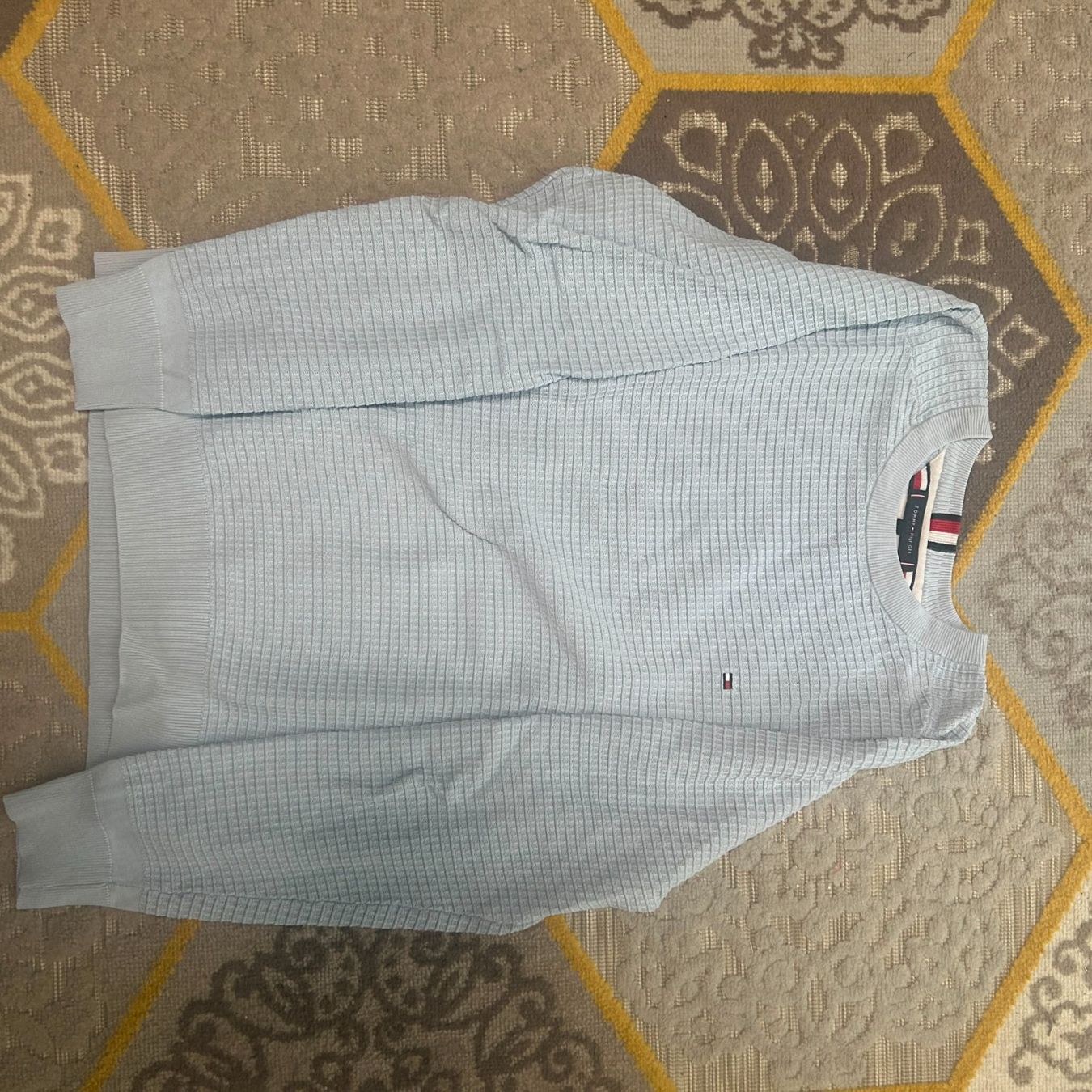 Tommy Hilfiger Pulls & Sweat-shirts: Tommy Hilfiger Pullover Herren Gr. M Hellblau Bio-Cotton – D'occasion à Lyss par Tyzen44