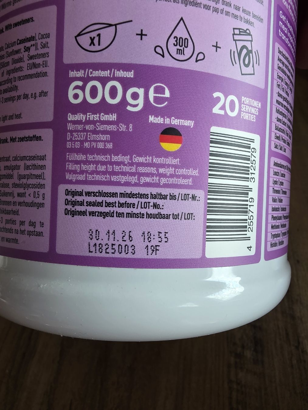 More Nutrition Aliments & Spécialités: More Nutrition Protein Milchshake – Neuf avec emballage d'origine à Wichtrach par Mtabea 1