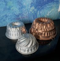 3 Gugelhupfformen Kuchenformen Backformen Vintagedeko Shabby