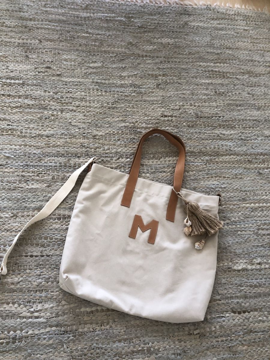 Borse da donna: Tasche mit "M", Griffen aus echtem Leder. Neu!! – Nuovo (secondo la descrizione) da Dübendorf venduto da mar_s66c 3