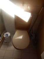 WC Toilette Caramelbraun Spülkasten 33 jährig!
