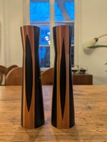 2 Egro Kupfer Vasen Reinkupfer Vintage midcentury Duo 2erSet