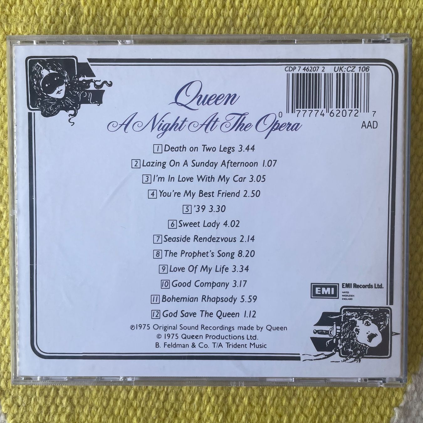 CDs: QUEEN-A NIGHT AT THE OPERA – Gebraucht aus Rorschacherberg von CD-Roli 1
