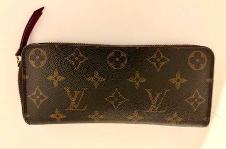 Élégant porte-monnaie Louis Vuitton authentique d'occasion