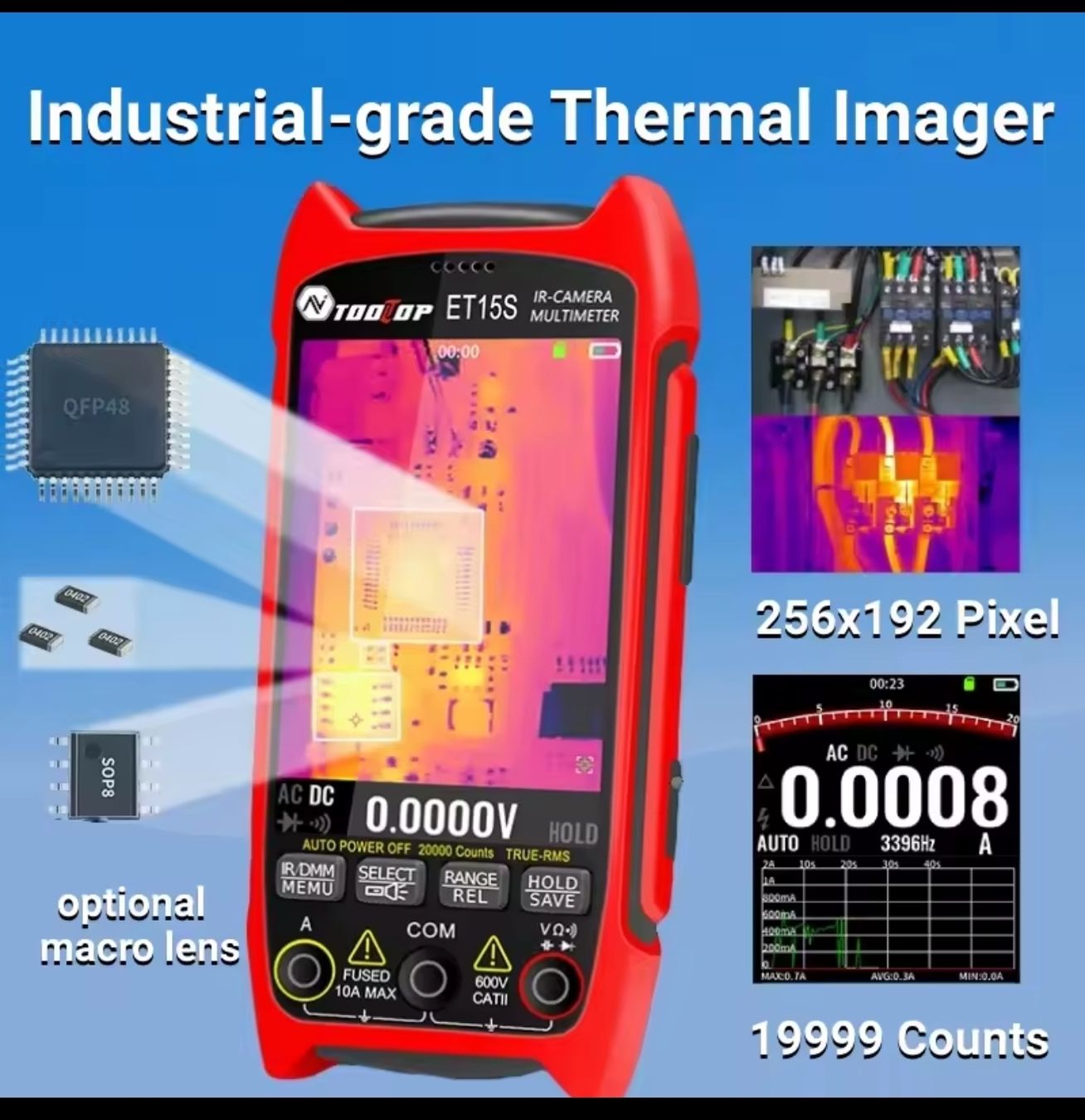 Messen: NTooDP ET15s Thermal Imaging Multimeter 19999 Counts – Neu (gemäss Beschreibung) aus Bern von Meriem00 3