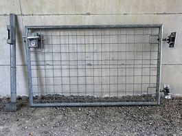Gartenzauntüre feuerverzinkt