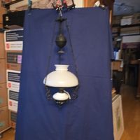Antike Lampe, Jugendstil Hängelampe, Top Zustand!