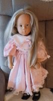 Spielpuppe Gotz blond mit rosa Kleid gebraucht Zustand