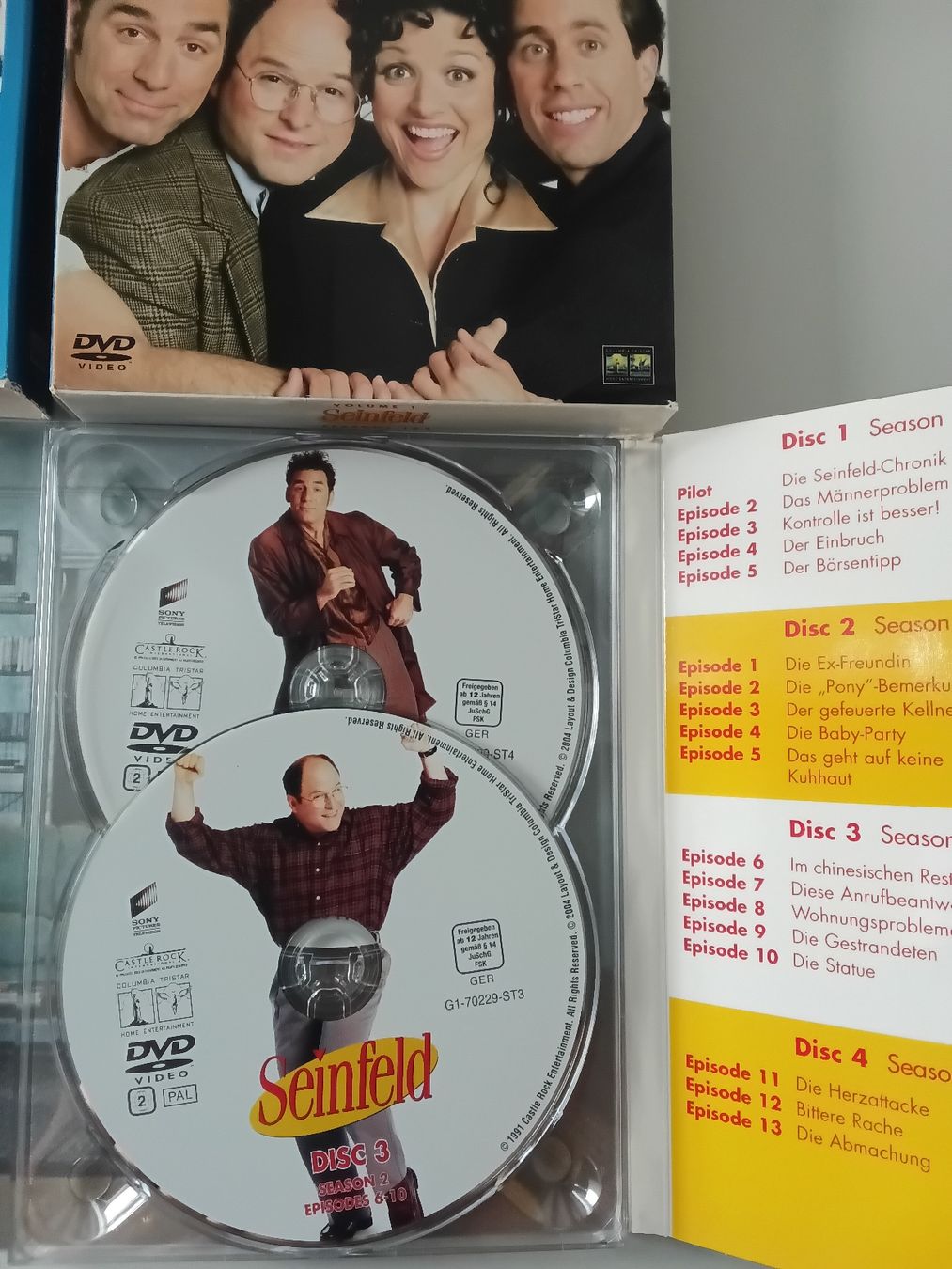 Tutti i DVDs: Seinfeld Seasons 1 & 2 DVD Box Set with 4 DVDs – Usato da Immensee venduto da vgitter 2